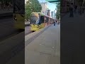 Metrolink Tram Arriving Into St Peter's Square Tram Stop (Metrolink Service To Manchester Victoria)