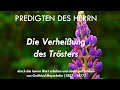 PREDIGTEN DES HERRN - Die Verheißung des Trösters - 25. Predigt