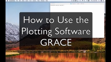 Tutorial for using the plotting software Grace