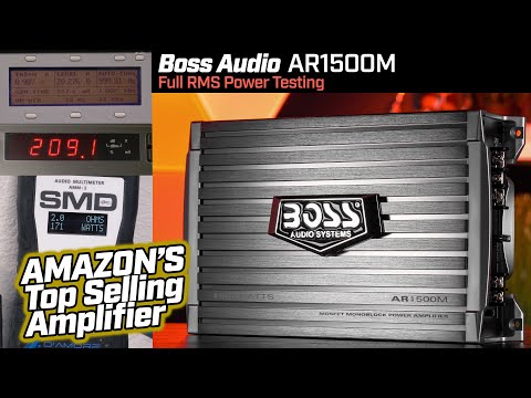 Boss Audio AR1500M-아마존 베스트셀러 앰프-테스트