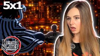 Is That The Infinity Castle!! | FIRST TIME REACTING to DEMON SLAYER S5 Episode 1 | ANIME REACTION