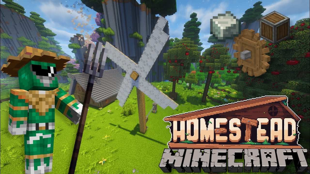 Der Beginn von Minecraft CREATE - Minecraft HOMESTEAD 