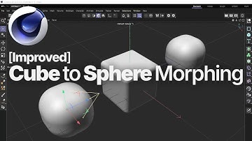 [Improved] - Cinema 4D Simple "Morphing" (from a Cube to a Sphere).