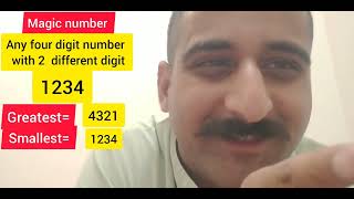 The black hole of mathematics // kaprekar constant // magic number // step by step