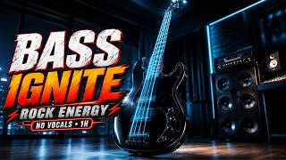 BASS IGNITE | High-Energy Rock Bass Groove | No Vocals | 1Hour