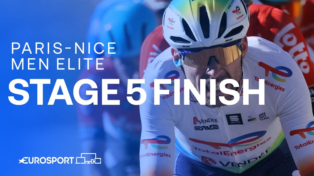 A STYLISH sprint victory 😎 | Stage 5 Finish Paris-Nice 2024 | Eurosport Cycling