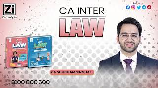 Ca Inter Law Latest Book By Ca Shubham Singhal