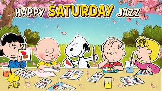 Happy Saturday Jazz with Snoopy 🌸🌞| Morning Jazz Playlist for a Joyful Easter Day