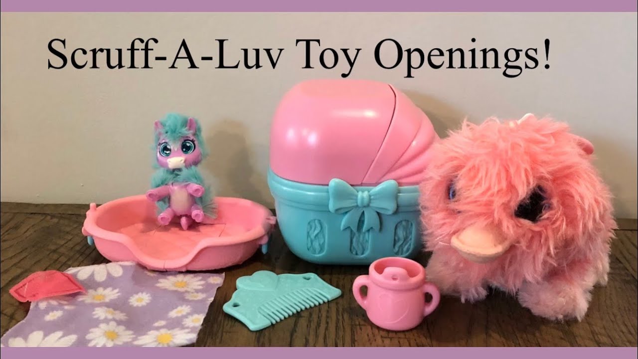 Scruff-A-Luv vet rescue toy and Scruff-A-Luv baby toy openings
