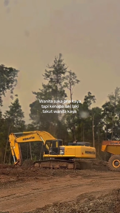 Laki laki takut dengan wanita kaya!#storywa#drivermuda#driver#operator#excavator#Short#Shorts
