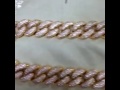 Cuban link chain 30mm 30" 18k gold diamond necklace | Factory Gonin Jewelry factory manufacturer