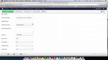 Genesis - Create menu modules