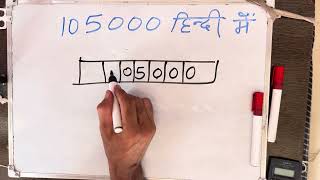 How to write 105000 words in Hindi | 105000 words in Hindi and English