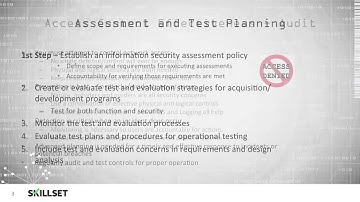 Security Assessment Goals (CISSP Free by Skillset.com)