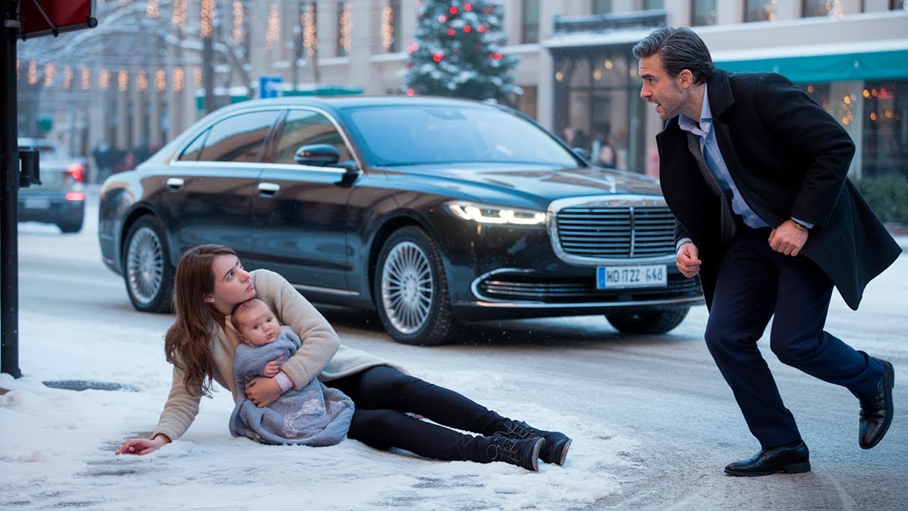 Săraca fată cu bebelușul ei leșină în fața mașinii CEO-ul El îi ia în brațe dar când ea se trezește