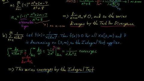 Convergence Tests   #9