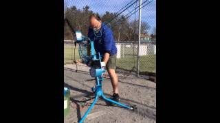 Celebrity Pitching machine demo Lee Profile