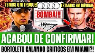 🚨 BORTOLETO FAZ DECLARAÇÃO CHOCANTE SOBRE NOVAS REGRAS DA FIA! AUDI CONFIRMA MUDANÇA!