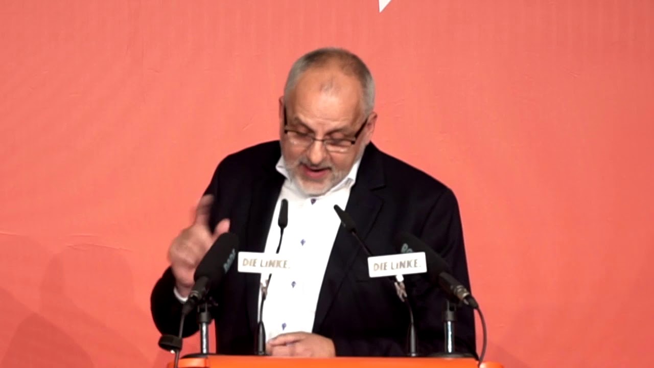Rico Gebhardt (Spitzenkandidat zur Landtagswahl 2019) beim 15. Landesparteitag der sächs. LINKEN