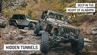 Jeep Wrangler TJ | Wheeling Hidden Tunnels in Alabama!