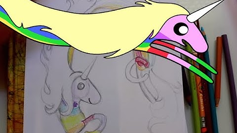 How to Draw LADY RAINICORN from Adventure Time - @dramaticparrot