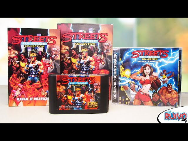 mega drive na caixa 13 jogos sonic street of rage shinobi - Retro