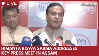 Himanta Biswa Sarma addresses press conference in Guwahati on Assam assembly polls