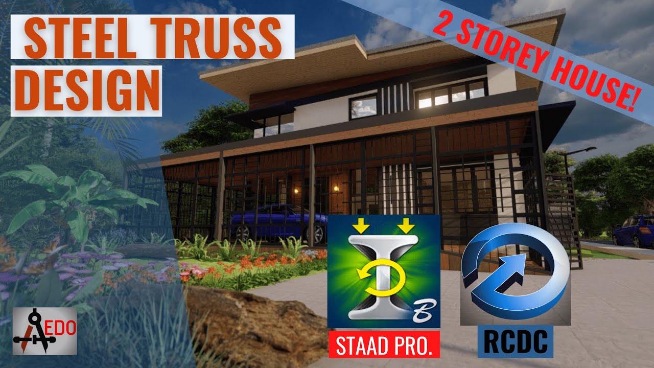 TRUSS DESIGN FOR 2 STOREY RESIDENTIAL BUILDING - YouTube