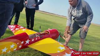 Carf Yak55 Sp 2.1 Maiden Flight 50Cc Desert Aircraft Gas Engine