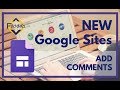 Google Sites Comment Section Quiz