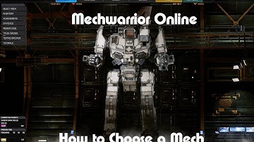 Mechwarrior Online: Choosing your First Mech
