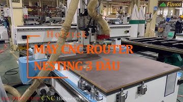 MÁY CNC ROUTER 3 ĐẦU HT-R3 CỦA THƯƠNG HIỆU HOLZTEK.