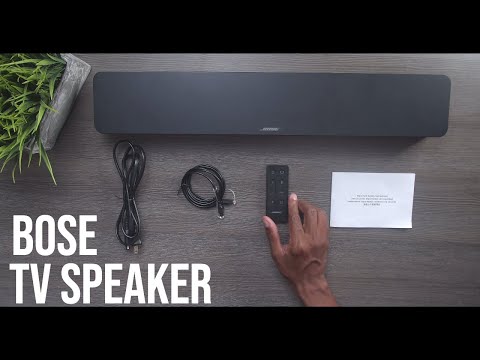 Bose TV Speaker - With Sound Demo! - YouTube