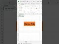 Auto Date Series in Excel #excel #exceltips #exceltricks #series #microsoftexcel #microsoft