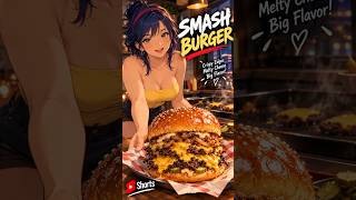 The Ultimate Smash Burger 🤤🔥 Crispy Edges & Melty Cheese | #Shorts
