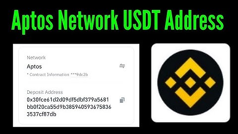 How to copy Aptos network usdt deposit address from Binance / Binance Aptos usdt address