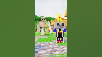 Pillagers Attack Copper Golem Emeralds #Minecraft #fok #bedwars