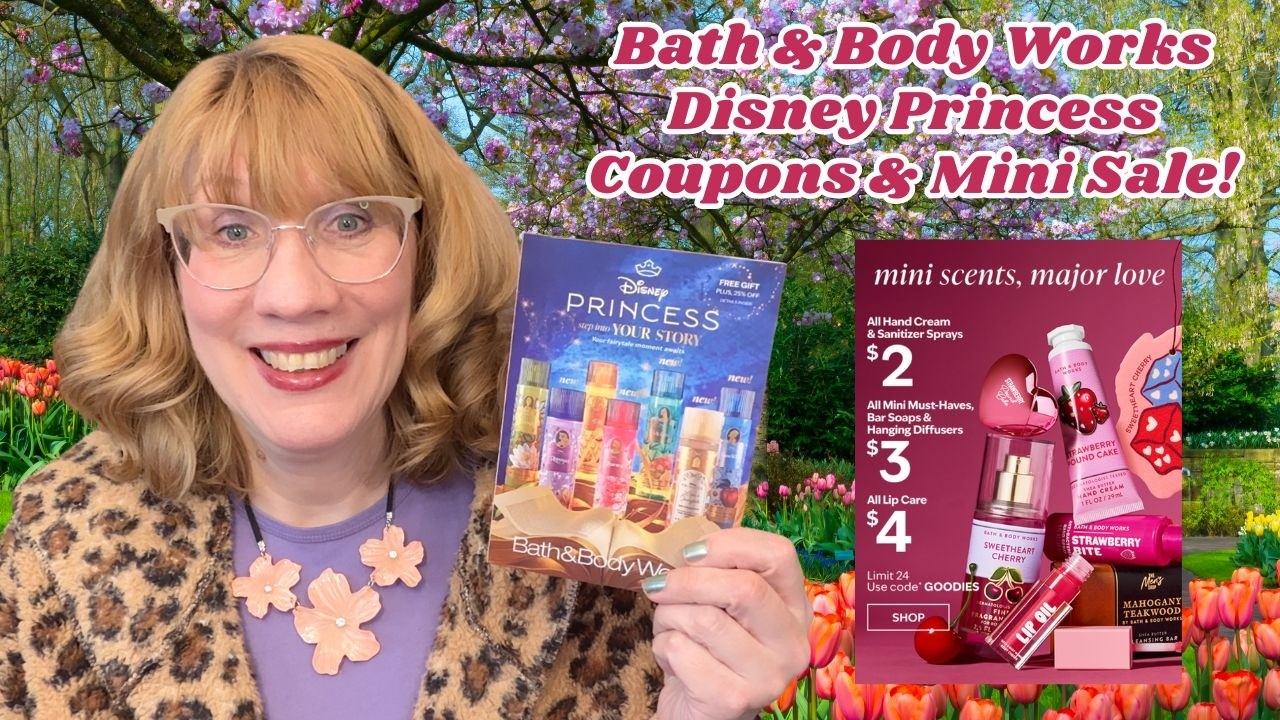 Купоны и мини-распродажа от Bath & Body Works с диснеевскими принцессами!