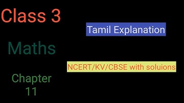 #Study time Class 3|Maths |Chapter 11|Jugs and Mugs/Fully solved from book- Tamil Explanation