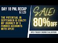 Making $20,000 in month of august on my apex funded accts! Recap for 9/1. 80% Apex Sale WCVMQULJ