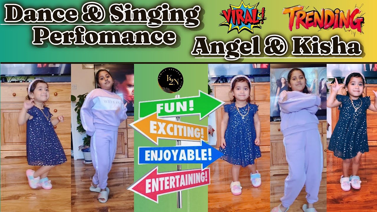 Kisha's talks are so cute |The K-sister's having fun | Kids Dancing | Kids Singing | Goan vlogs|