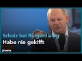 Bürgerdialog mit Bundeskanzler Olaf Scholz