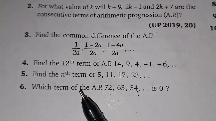 FIND THE NTH TERM OF 5, 11, 17, 23.... | ARITHMETIC PROGRESSION | CLASS 10