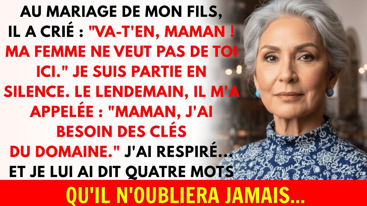Mon Fils M'a Chassée De Son Mariage À Cause De Sa Femme. Mais Ce Que J'ai Dit Ensuite...