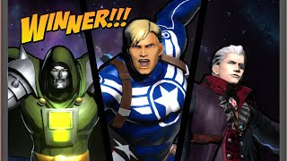 ULTIMATE MARVEL VS. CAPCOM 3: Arcade Mode - Captain America/Doctor Doom/Dante