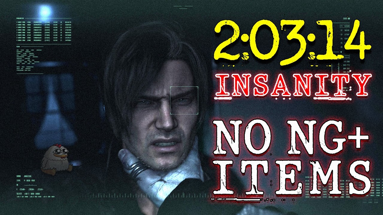 Bawkbasoup Speedruns RE9 Insanity Mode in 2:03:14