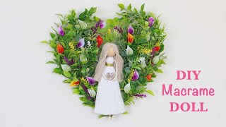 👸 DIY Macrame doll tutorial👗 BABY ROOM DECOR 👼