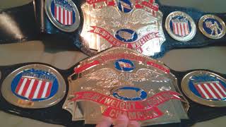 NWA United States (Luger) belts compared - Classic Shields VS. Royal Belts (Luqman)