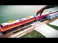Indian Railways HO Scale Miniature Model Train Run | HO Scale Model Train Run | Indian Railways