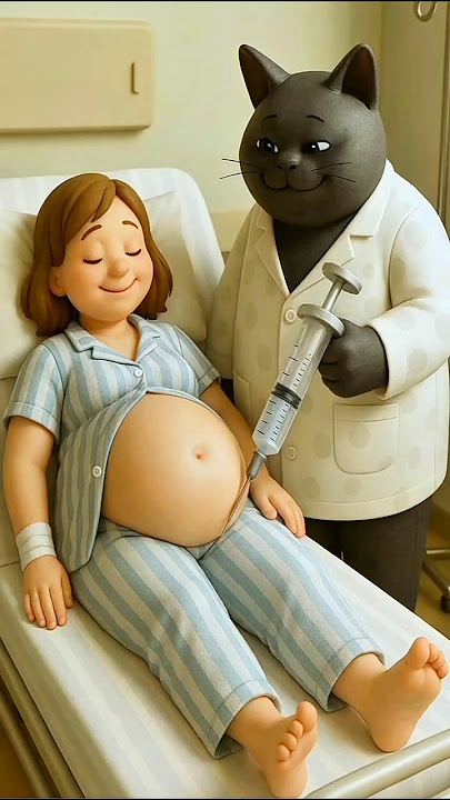 Evolution animasi : Pregnant women check pregnancy🥰 crissty✅ #cute #cat #animasi #love #funny #baby